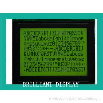 128X64dots Srn Yellow-Green Transflective LCD Module Display with RoHS Certification (VTM12864C50)